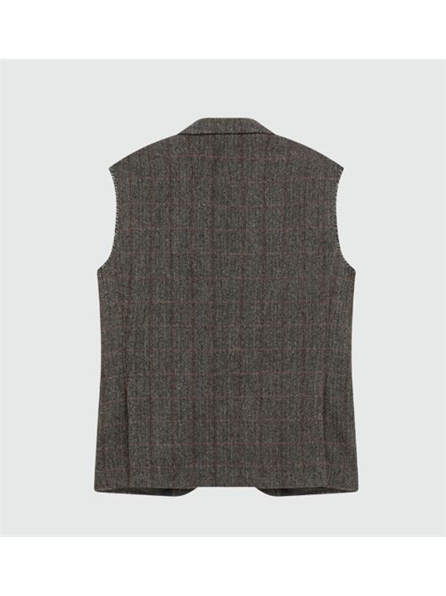 herringbone wool ROY ROGER'S | SLEEVELESS JKTC0533